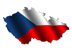 Czech Republic map flag
